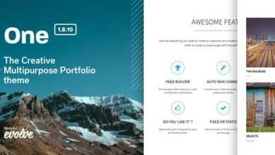 Photo of [Download-S2] One v1.8.10 - The Creative Multipurpose Portfolio theme