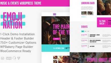 Photo of [Download-S2] EmojiNation v1.0 - Night Club & Concert Event WordPress Theme