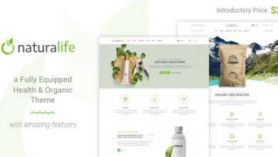 Photo of [Download-S2] NaturaLife v1.8 - Health & Organic WordPress Theme