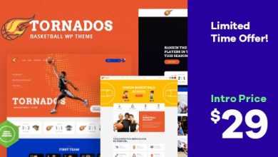 Photo of [Download-S2] Tornados v1.0.0 - Basketball NBA Team WordPress Theme
