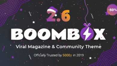 Photo of [Download-S2] BoomBox v2.6.0.2 - Viral Magazine WordPress Theme