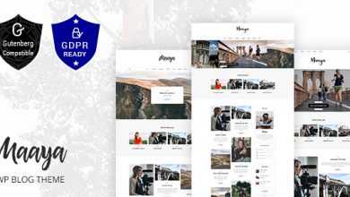 Photo of [Download-S2] Maaya Blog v1.7 - Travel Blog, Personal Blog