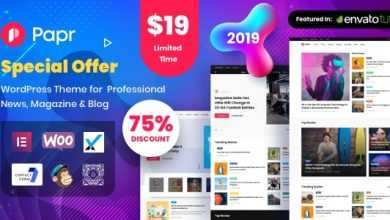 Photo of [Download-S2] News Magazine Papr v1.2.1 - News Magazine WordPress Theme