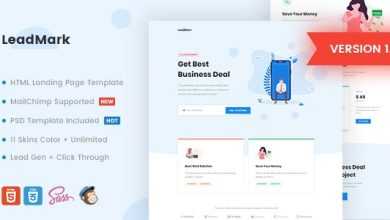 Photo of [Download-S2] LeadMark v1.2 - Business HTML Landing Page Template