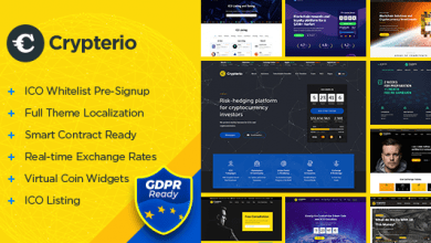 Photo of [Download-S2] Crypterio v2.3.3 - ICO and Cryptocurrency WordPress Theme