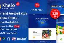 Photo of [Download-S2] Khelo v2.1 - Soccer WordPress Theme