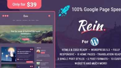 Photo of [Download-S2] Rein v1.4.0 - Minimal Lightweight Dark Theme for WordPress