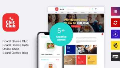 Photo of [Download-S2] Chit Club v1.0 - Board Games Bar & Anticafe WordPress Theme