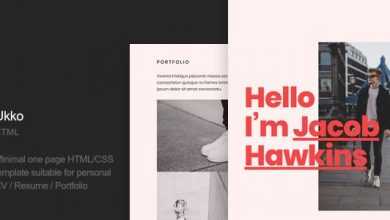 Photo of [Download-S2] Ukko v1.0 - Personal Portfolio HTML Template