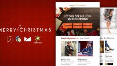 Photo of [Download-S2] XMAS v1.0 - E-commerce Responsive Email Template with MailChimp Editor, StampReady & Online Builder