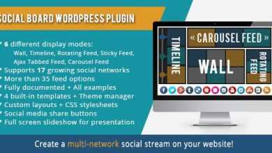 Photo of [Download-S1] WordPress Social Board v3.7.3