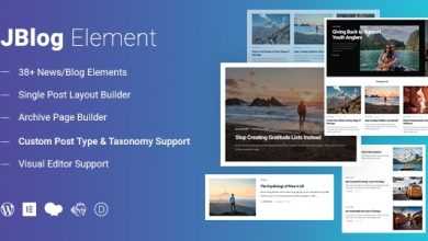 Photo of [Download-S1] JBlog Elements v1.1.0 - Magazine & Blog Add Ons for Elementor & WPBakery Page Builder