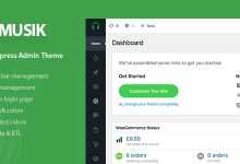 Photo of [Download-S1] Musik v1.1.1 - Wordpress Admin Theme