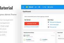 Photo of [Download-S1] Materil v1.2.0 - Wordpress Material Design Admin Theme