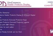 Photo of [Download-S1] WooCommerce Header Products Display for Elementor v1.0 - WordPress Plugin