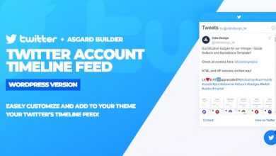Photo of [Download-S1] Twitter Timeline Feed v1.0.0 - WordPress Plugin