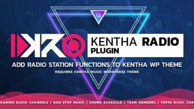 Photo of [Download-S1] KenthaRadio v1.7 - Addon for Kentha Music WordPress Theme