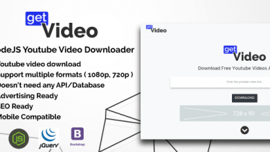 Photo of [Download-S1] GetVideo v1.0 - NodeJS Youtube Video Downloader