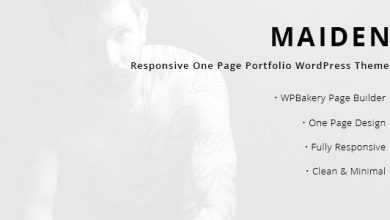 Photo of [Download-S2] Maiden v1.8 - Responsive One Page Portfolio WordPress Theme