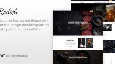 Photo of [Download-S2] Rodich v1.8 - A Restaurant WordPress Theme