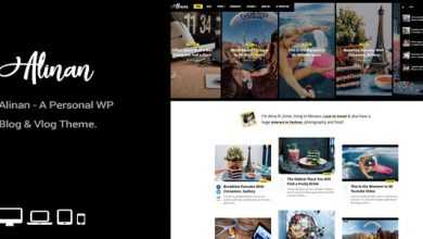 Photo of [Download-S2] Alinan WP v1.9 - A Personal WordPress Blog and Vlog Theme