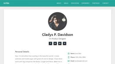 Photo of [Download-S2] Ultra v1.0 - Responsive Resume & CV Template
