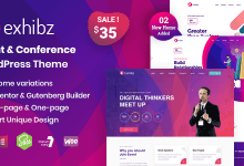 Photo of [Download-S2] Exhibz v2.1.8 - Event Conference WordPress Theme