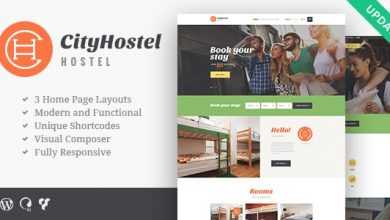 Photo of [Download-S2] City Hostel v1.0.6 - A Travel & Hotel Booking WordPress Theme