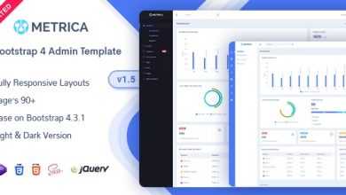 Photo of [Download-S2] Metrica v1.5 - Admin & Dashboard Template