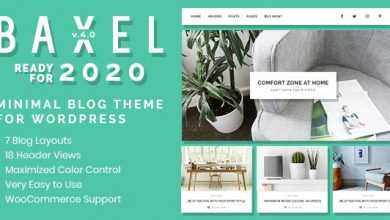 Photo of [Download-S2] Baxel v4.0 - Minimal Blog Theme for WordPress