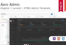 Photo of [Download-S2] Aero v1.5.0 - Bootstrap Admin Template with Laravel & Angular version