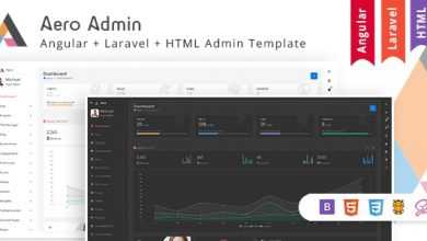 Photo of [Download-S2] Aero v1.5.0 - Bootstrap Admin Template with Laravel & Angular version