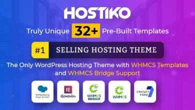 Photo of [Download-S2] Hostiko v36.0.0 - WordPress WHMCS Hosting Theme