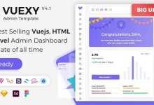 Photo of [Download-S2] Vuexy v4.1 - Vuejs, HTML & Laravel Admin Dashboard Template