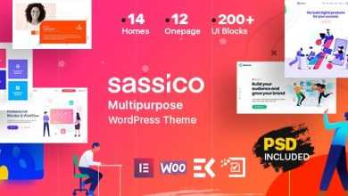 Photo of [Download-S2] Sassico v1.2.1 - Multipurpose Saas Startup Agency WordPress Theme