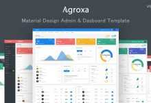 Photo of [Download-S2] Agroxa v1.0 - Material Design Admin & Dashboard Template