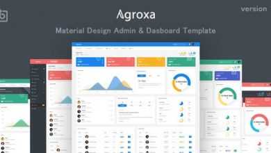 Photo of [Download-S2] Agroxa v1.0 - Material Design Admin & Dashboard Template