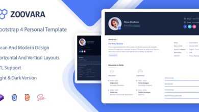 Photo of [Download-S2] Zoovara 1.0 - Personal Resume / CV Template