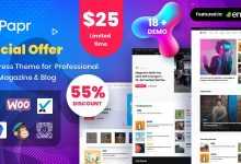 Photo of [Download-S2] News Magazine Papr v1.2.3 - News Magazine WordPress Theme