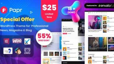 Photo of [Download-S2] News Magazine Papr v1.2.3 - News Magazine WordPress Theme