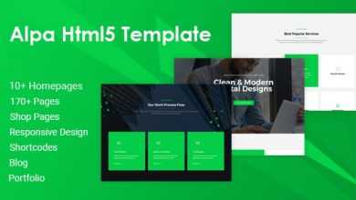 Photo of [Download-S2] Alpa v1.0 - Responsive Multipurpose HTML5 Website Template