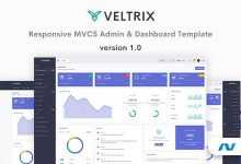 Photo of [Download-S2] Veltrix v1.0 - MVC5 Admin & Dashboard Template
