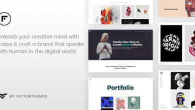 Photo of [Download-S2] Fraxos v1.7.2 - Creative Portfolio WordPress Theme