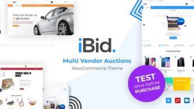Photo of [Download-S2] iBid v1.3 - Multi Vendor Auctions WooCommerce Theme