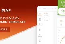 Photo of [Download-S2] Piaf v4.0.2 - Vue Admin Template