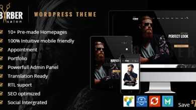 Photo of [Download-S2] Barber v1.2.3 - Hair, Tattoo & Beauty Salons Theme