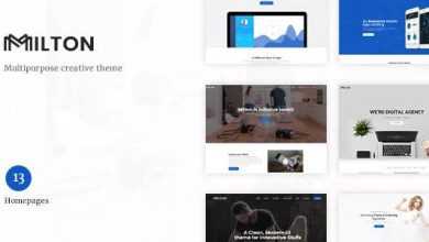 Photo of [Download-S2] Milton v1.2.1.2 - Multipurpose Creative WordPress Theme