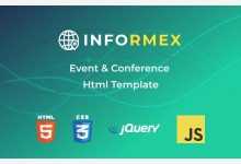 Photo of [Download-S2] Informex v1.0.0 - Conference & Business Html Template