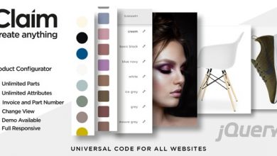 Photo of [Download-S1] Claim v1.5 - JQuery Multi-purpose Visual Product Configurator