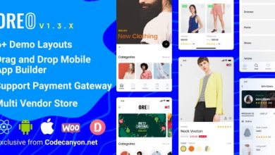 Photo of [Download-S1] Oreo Fashion v1.3.0 - Full React Native App for Woocommerce